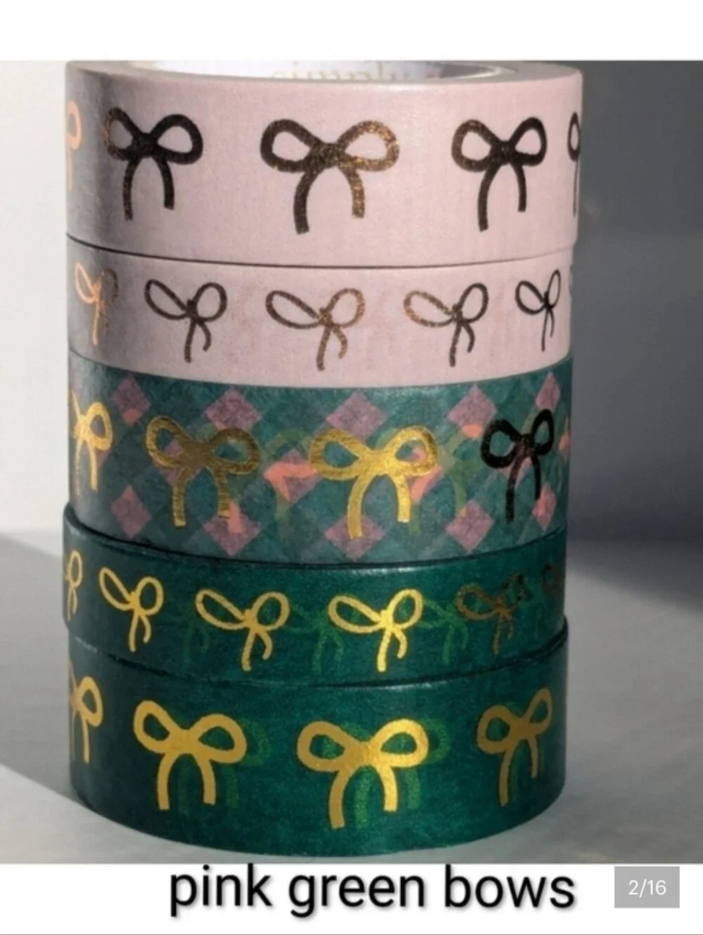 MEGA 22 Pc Simply Gilded Washi Tape Lot